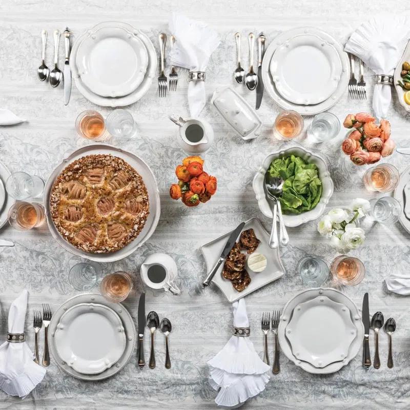 Berry & Thread 4 - Piece Place Setting with 2 Bowls - Whitewash