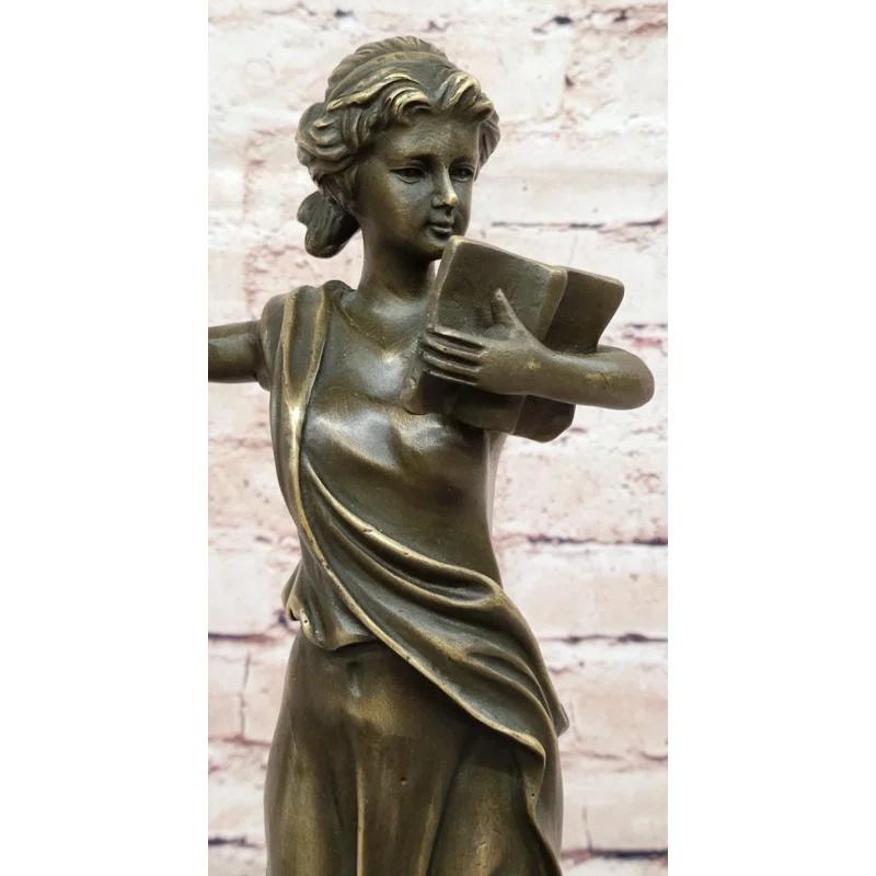 Bloomsbury Market Athena Greek Goddess Mythological Figure Bronze Sculpture Original Art By Milo