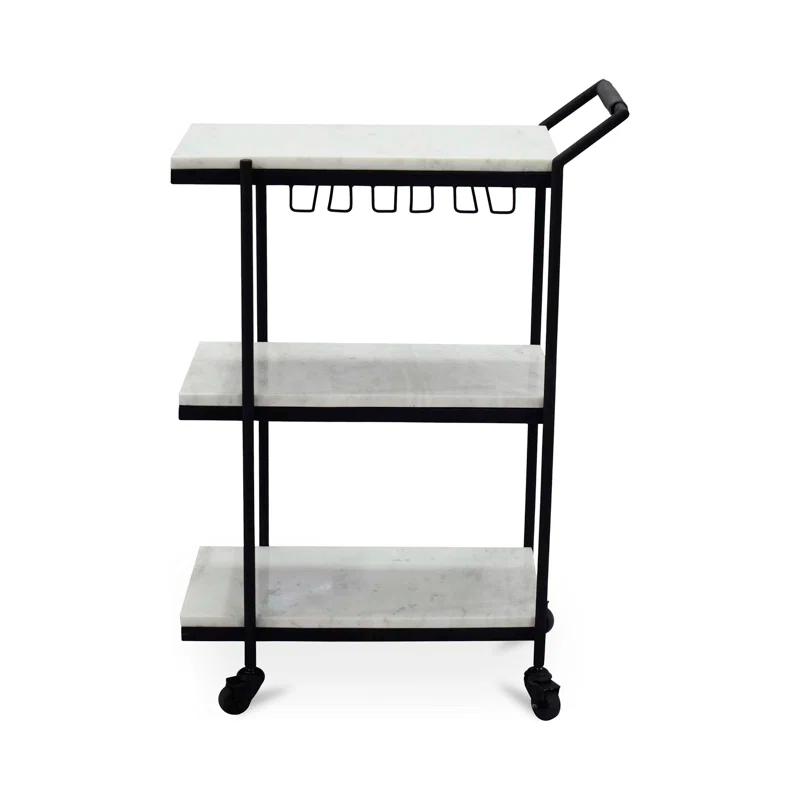 Laval Marble Bar Cart (24")