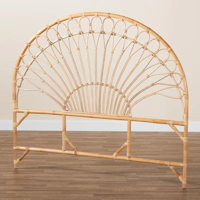 Bayou Breeze Wicker/Rattan Open-Frame Headboard