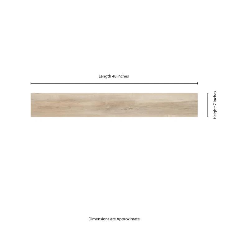 Ackland Parkland 7 in. x 48 in. 6.5mm 20mil Waterproof Rigid Core Luxury Vinyl Plank Flooring