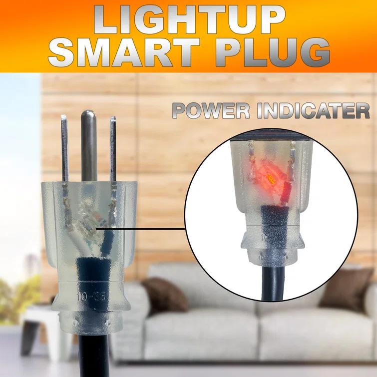 Dr. Infrared Heater DR. INFRARED HEATER DR-9RC1125 Heating Cables for Pipes and Roof De-Icing, Self-Regulating with Built-in Thermostat, 120V, 12W/ft, 1500W, 125FT