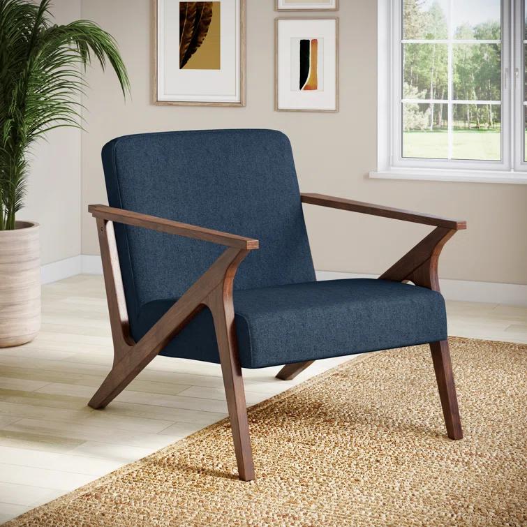 Glenwillow Home Glenwillow Home 30" Wide Grove MCM Wood Frame Upholstered Accent Chair