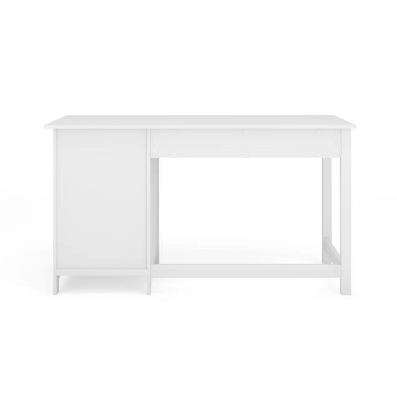 Martha Stewart Martha Stewart Hutton Shaker Style Home Office Desk With 2 Side Drawers