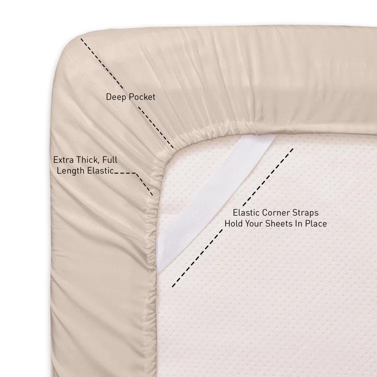 Sweet Home Collection All Season Bed-in-A-Bag 5pc/7pc Solid Color Comforter & Sheet Set Ultra Soft Bedding by Sweet Home Collection