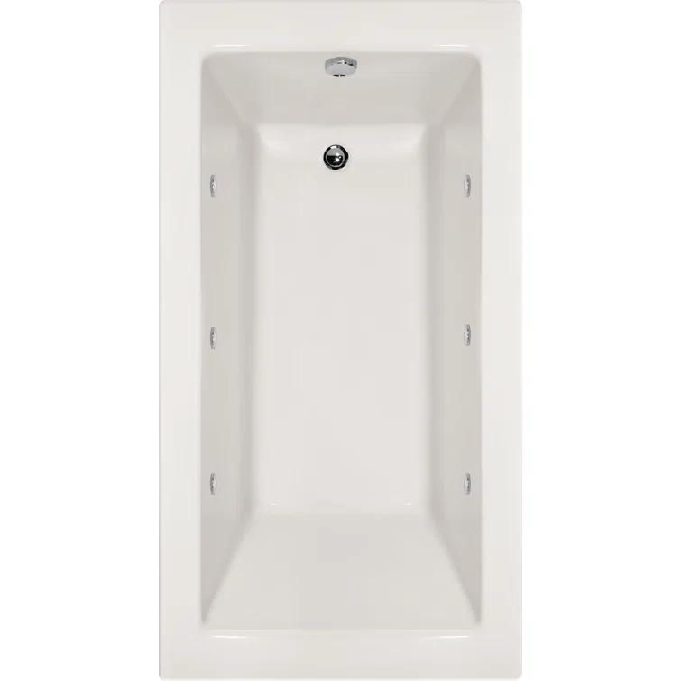 Hydro Systems Sydney 66" x 32" Alcove Soaking Acrylic Bathtub | Perigold