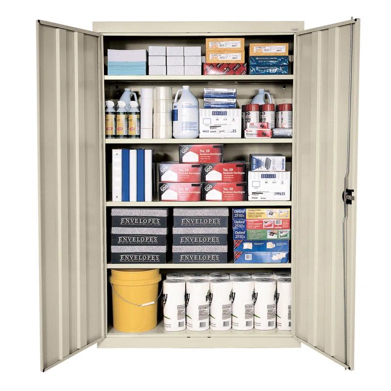 Sandusky Lee Elite 24" D x 46" W x 72" H, Steel Garage Storage Cabinet by Sandusky