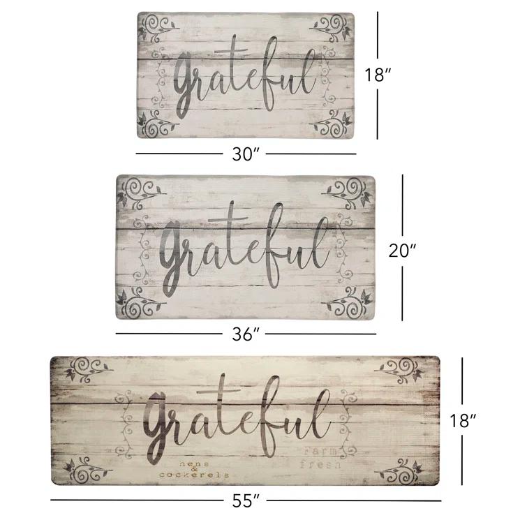 SoHome Cozy Living Grateful Floral Anti-Fatigue Mat
