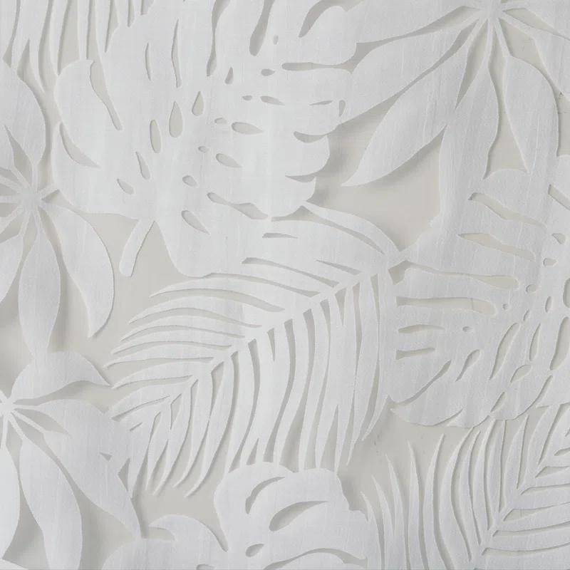 Leilani Palm Leaf Burnout Window Sheer