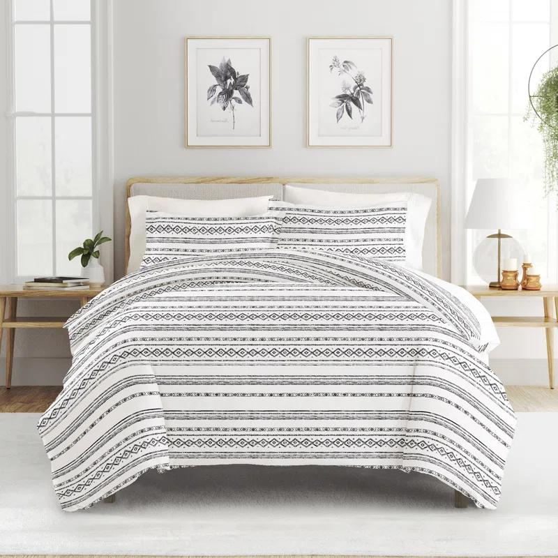 Becky Cameron Geo Threads Pattern Duvet Cover Set