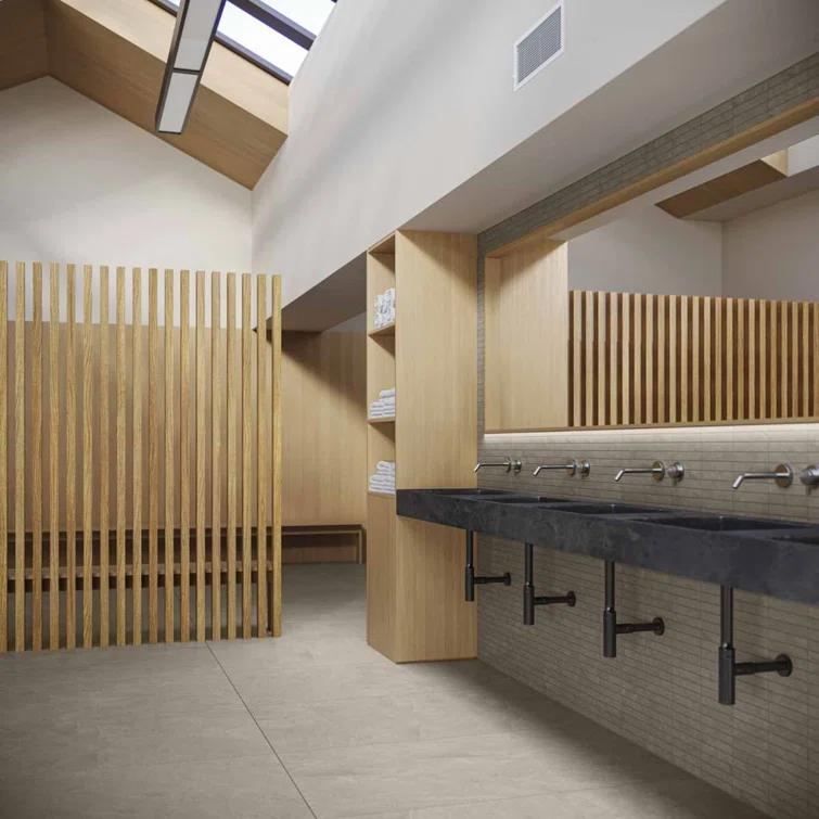 Monolith 11.81 In. X 11.81 In. Stacked Matte Porcelain Mosaic Floor And Wall Tile (5.76 Sq. Ft. / Case)