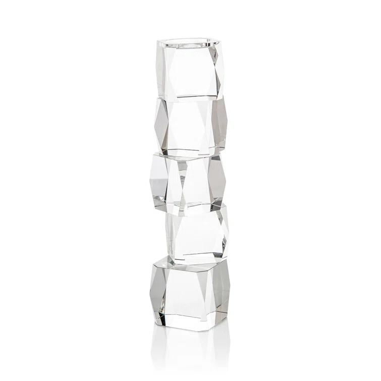 John-Richard 20'' H Crystal Candlestick