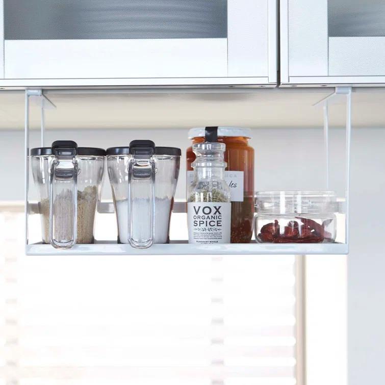 Yamazaki Home Yamazaki Home Under Shelf Spice Rack And Organizer For Kitchen Cabinets, Steel, Undershelf