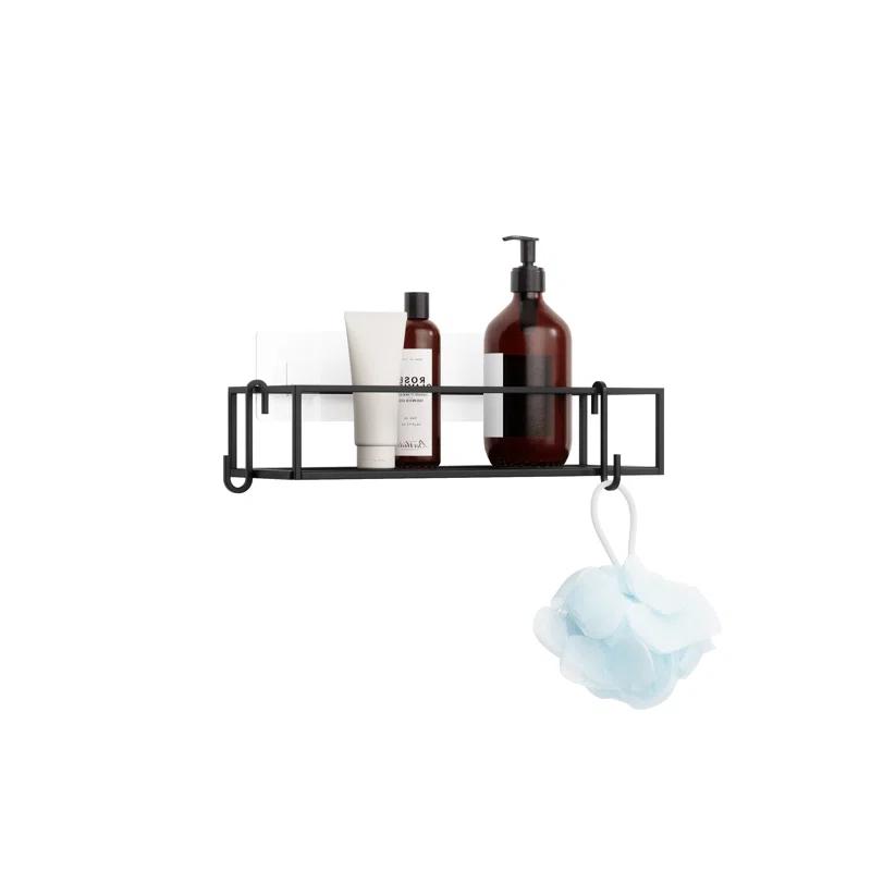 Umbra Cubiko Black Hanging Shower Bins