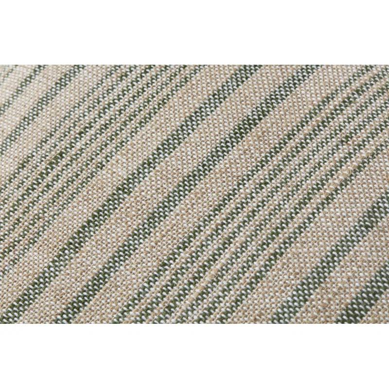 Elaine Pillow by Magnolia Home by Joanna Gaines X Loloi - Sage and Beige / 18" x 18" / Polyester