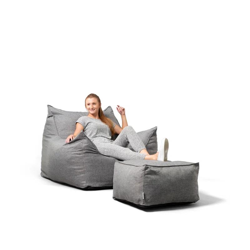 Big Joe Upholstered Pouf