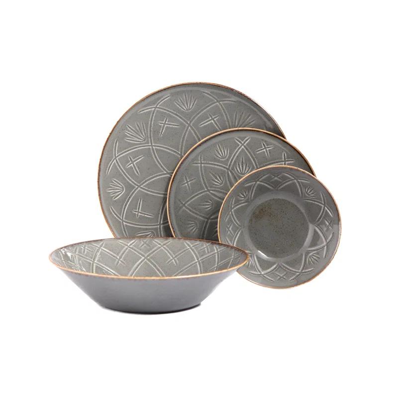 Christina 4 Piece Dinnerware Set, Service for 1