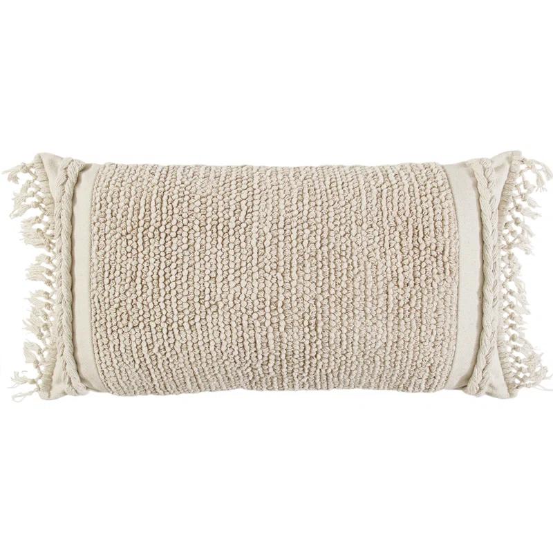 Rizzy Home Fringed Throw Pillow