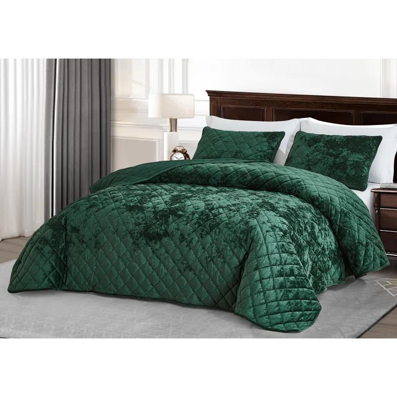 Velvet Quilt Set