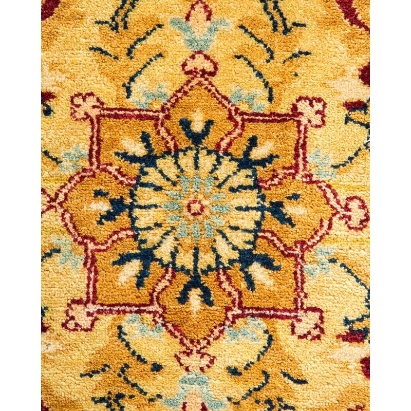 Solo Rugs Classic One-of-a-Kind Traditional Hand-Knotted Burgundy Area Rug 6' x 8'8" & Reviews | Perigold