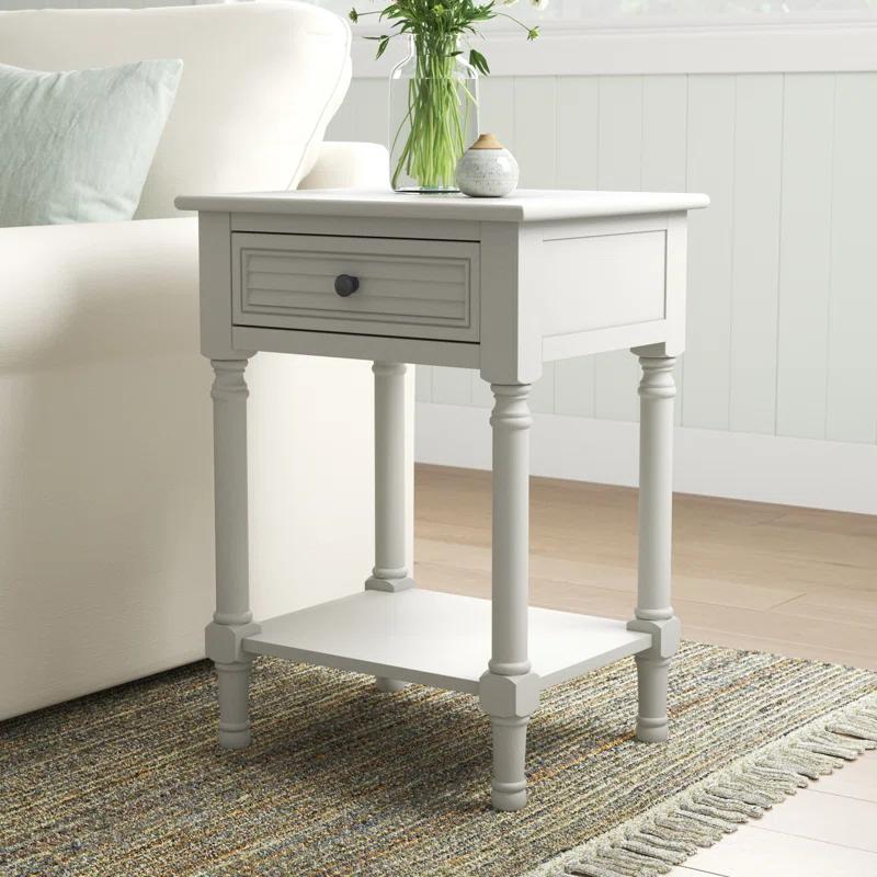 Russ End Table with Storage