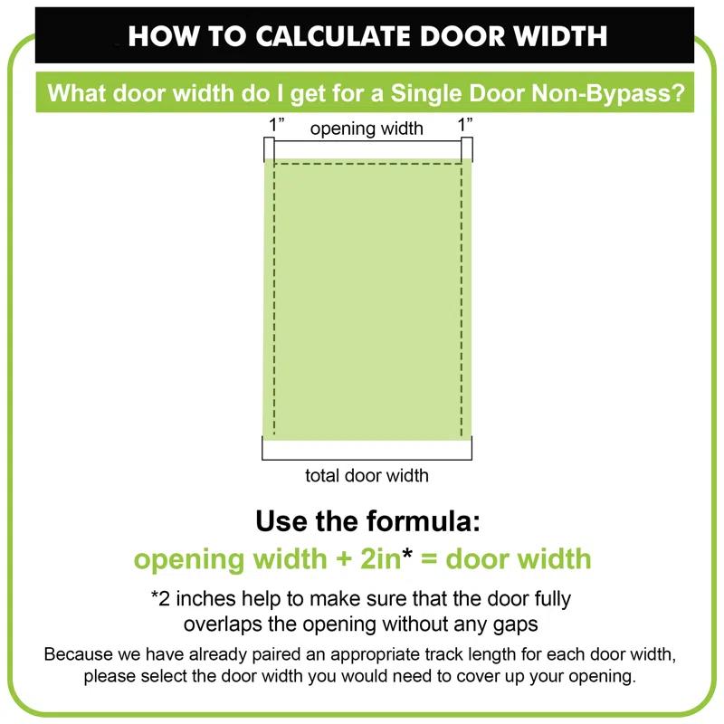 Homacer H Design Color Solid Pine Wood Unassembled Door with Black Rustic Installation Hardware Kit