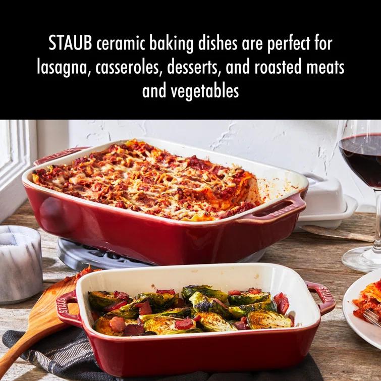 Staub ® Rustic Red 2-Piece Rectangular Baker Set