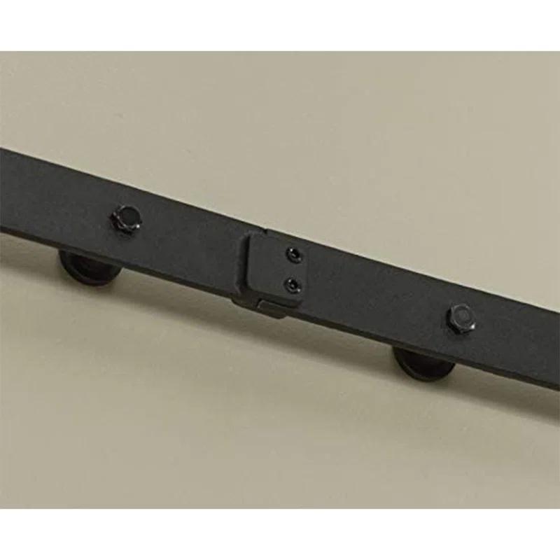 LTL Home Products Millbrooke 84'' Hollow Paneled with Installation Hardware Kit Barn Door
