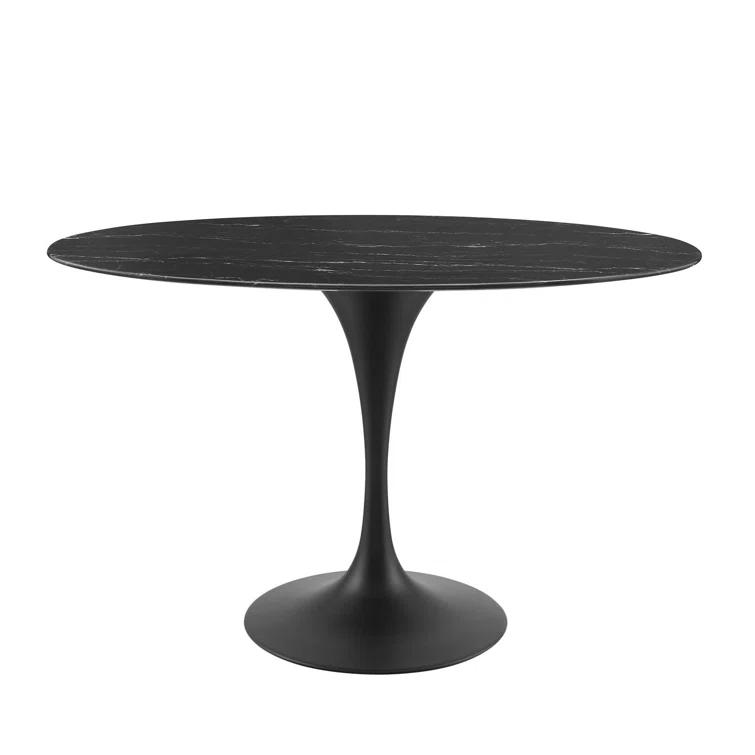 Modway Modway Lippa Oval Artificial Marble Dining Table