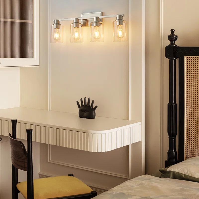 4 - Light Dimmable Vanity Light Mirror Headlights