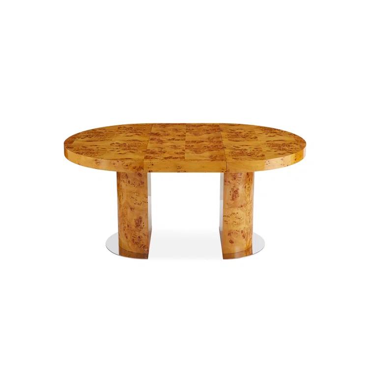 Jonathan Adler Bond Extendable Solid Wood Top Dining Table