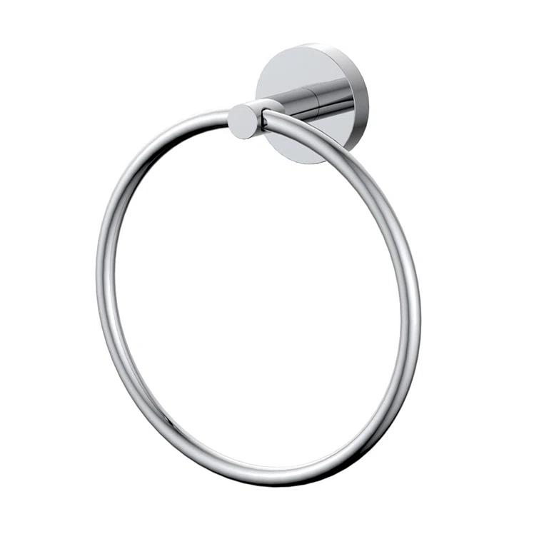 APLusee Wall Mounted Stainless Steel Bathroom Towel Ring AE101