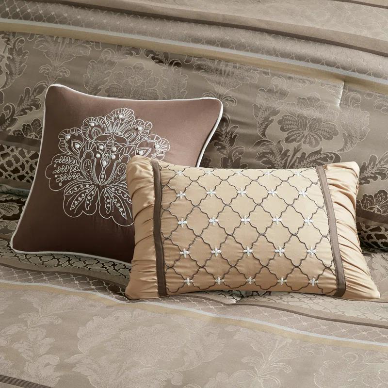 Madison Park Bellagio 7 Piece Jacquard Comforter Set