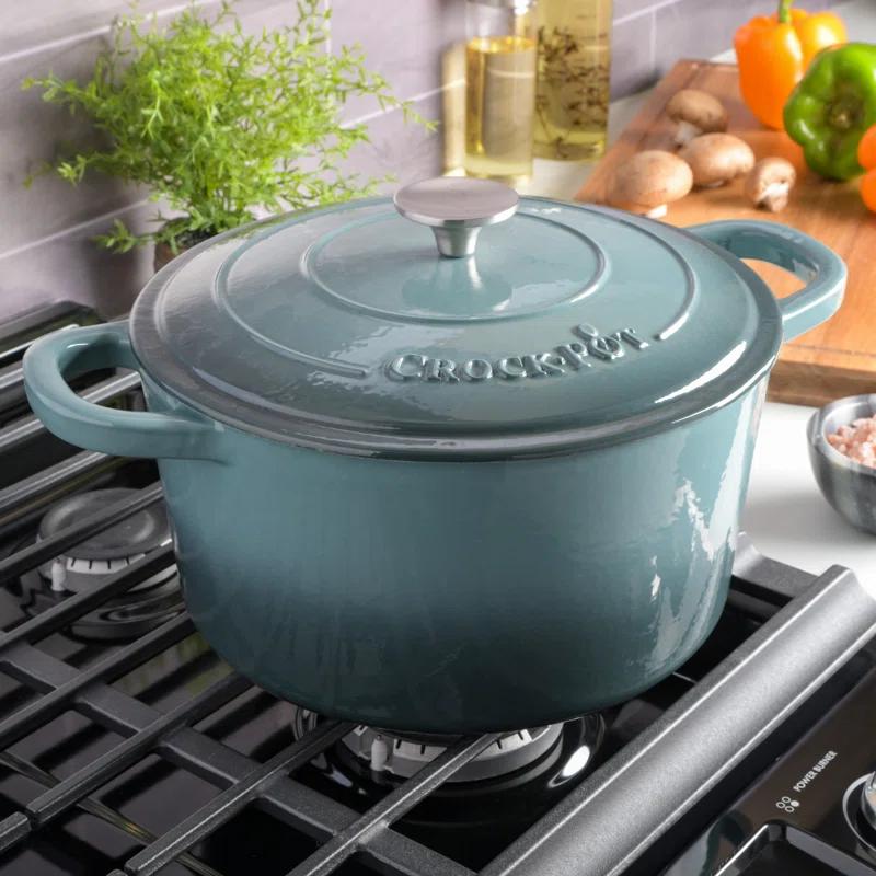 Crock-pot Artisan Cast Iron Round Dutch Oven
