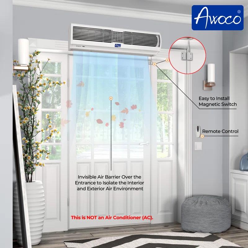 Awoco Awoco 48" Slimline Air Curtain Fan