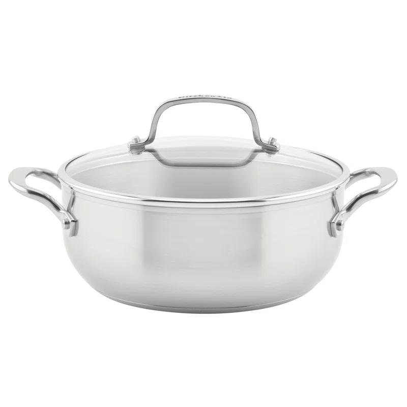 KitchenAid ® Stainless Steel 4-Qt. Covered Casserole