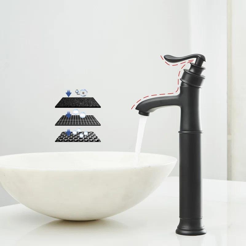 VIBRANTBATH Vessel Sink Bathroom Faucet with Drain Assembly & Reviews | Wayfair