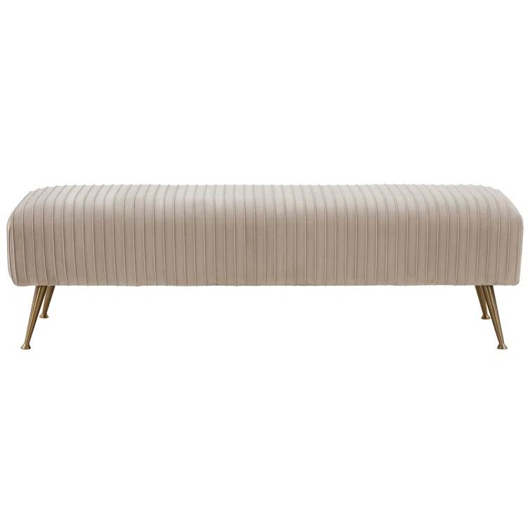 Willa Arlo™ Interiors Thornbury Velvet Upholstered Bench