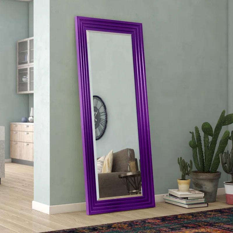 Trule Amy Wood Flat Wall Mirror