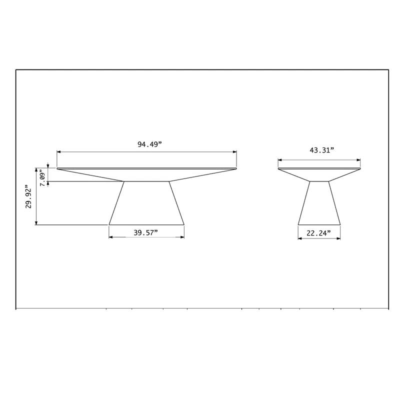 George Oliver Dierking Oval Dining Table