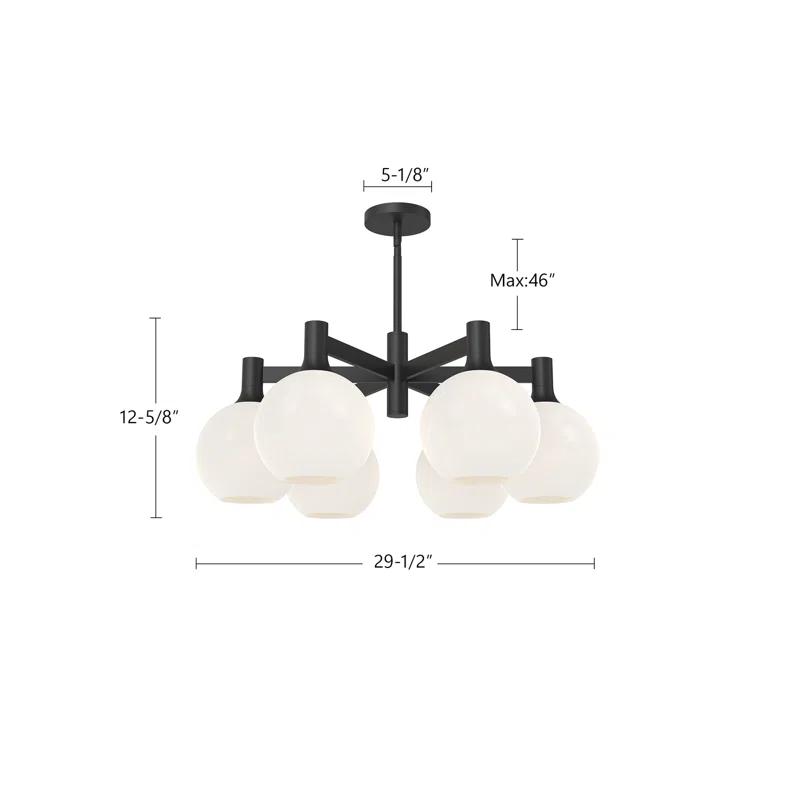 Alora Mood Castilla 6 - Light Globe Chandelier