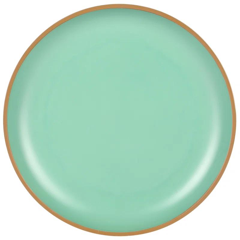 Gibson Home Rockabye 12 Piece Double Bowl Melamine Dinnerware Set