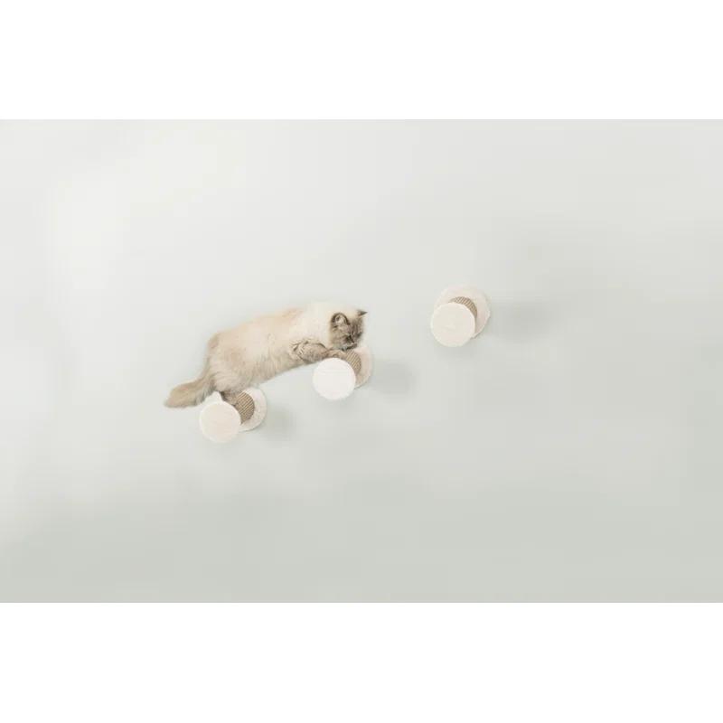 TRIXIE TRIXIE Wall Mount Cat Climbing Steps, Cat Furniture, Scratching Post, 3pcs