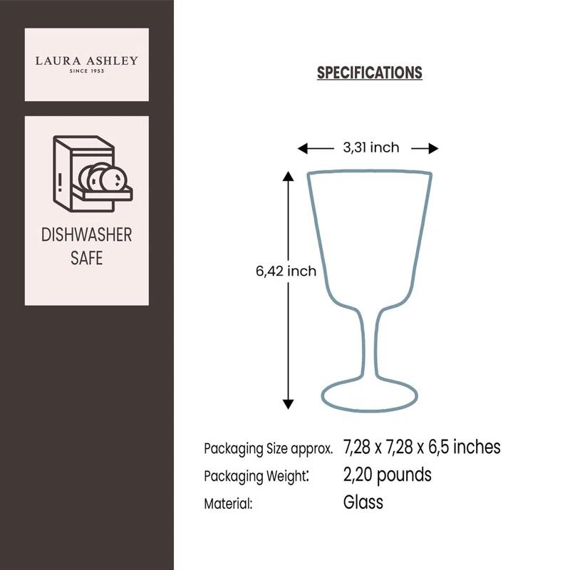 Handmade 9.13oz Wine Glass, Set of 4