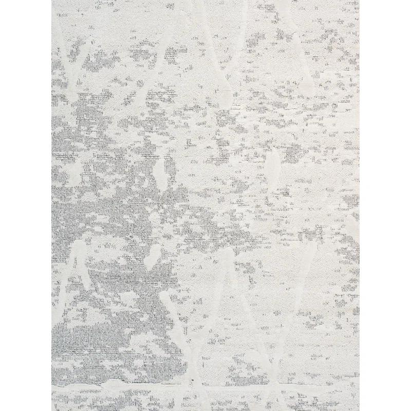 Sutton Polypropylene Ivory/Gray Area Rug