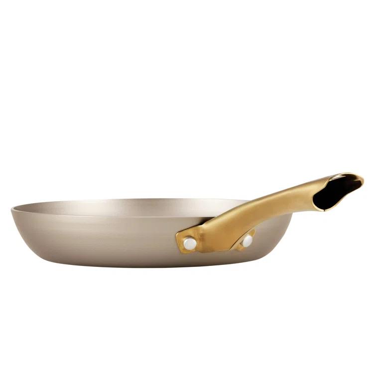Farberware Farberware Radiant Nonstick Cookware Pots And Pans Set With Prestige Cooking Tools, 12 Piece, Champagne
