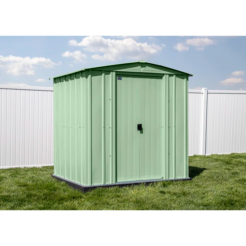 Arrow 6 ft. W x 5 ft. D Galvanized Steel Storage Shed