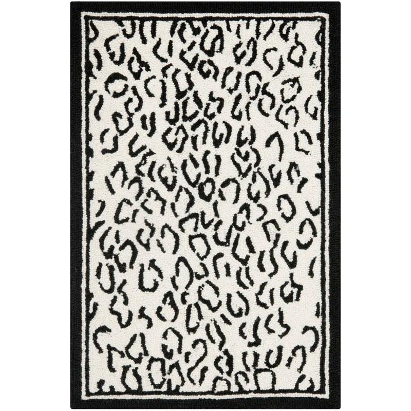 Chelsea Hand Hooked Wool Animal Print Rug