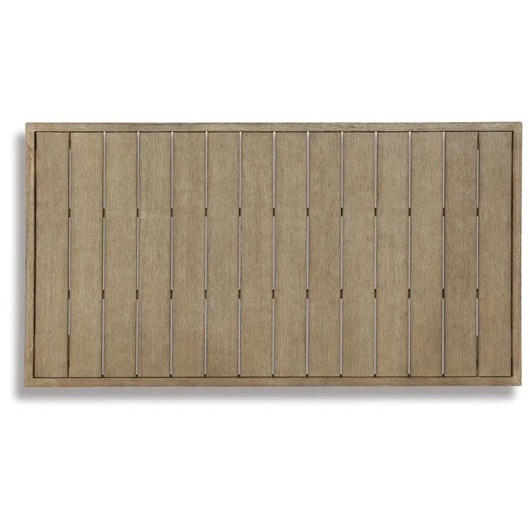 Viva Furniture Rectangular Eucalyptus Outdoor Coffee Table