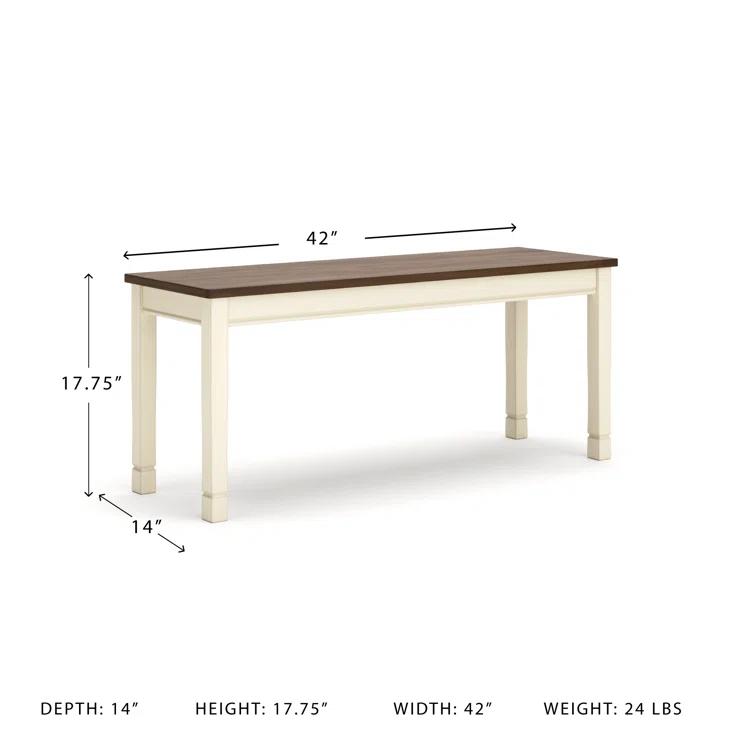Wildon Home® Fradel Wood Bench